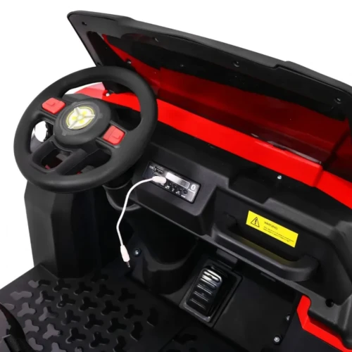 Czerwony samochod dla dziecka na pilot Farmer Truck dla 2 dzieci.webp