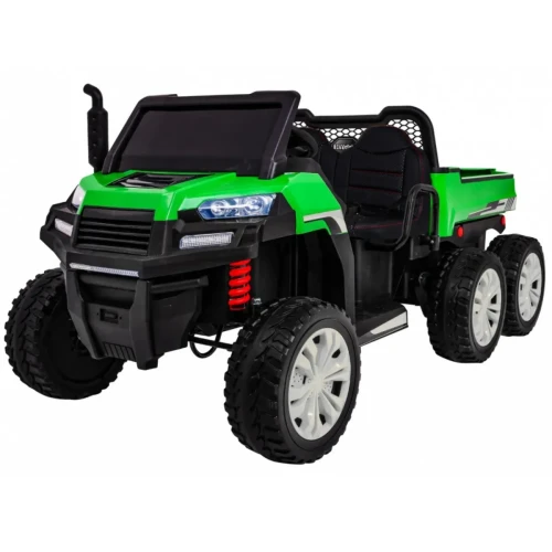 Zielone auto elektryczne dla dzieci  Farmer Truck dla 2 dzieci.webp