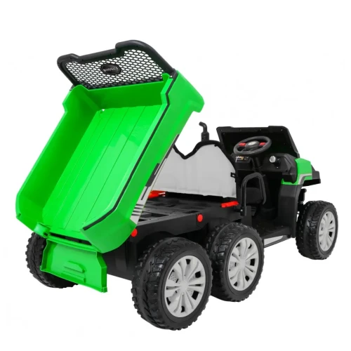 Zielone auto na akumulator  Farmer Truck dla 2 dzieci.webp