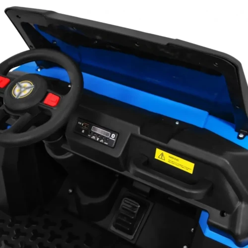 Niebieski samochod dla dziecka na pilot Farmer Truck dla 2 dzieci.webp