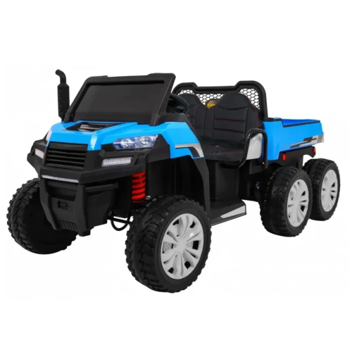 Niebieskie  auto elektryczne dla dzieci  Farmer Truck dla 2 dzieci.webp