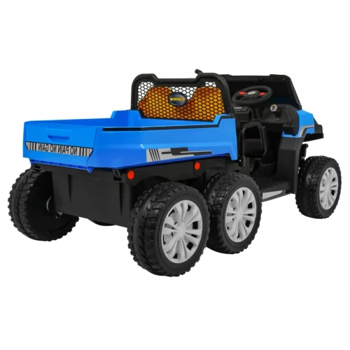 Niebieskie auto na akumulator dla 5 latka  Farmer Truck dla 2 dzieci.webp