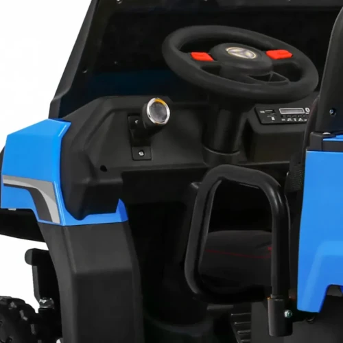 Niebieskie auto na pilot dla dziecka  Farmer Truck dla 2 dzieci.webp