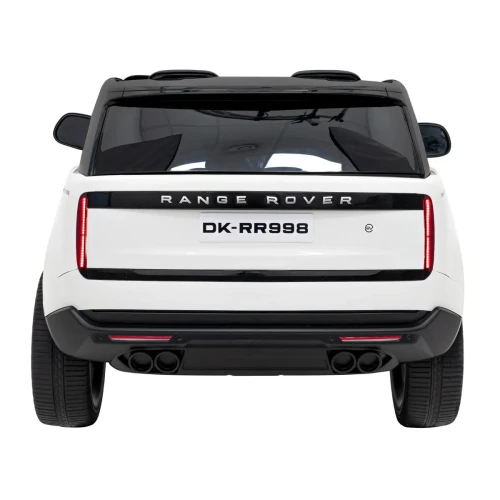 Białe auto na akumulator dla 5 latka Range Rover SUV Lift.webp