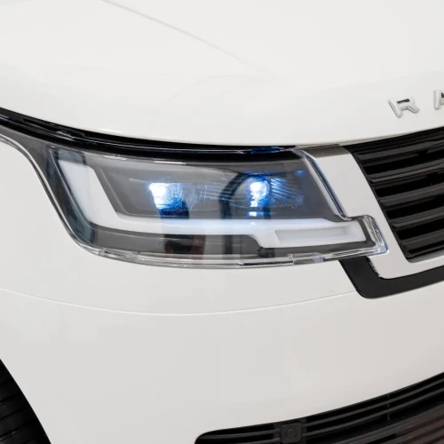 Biały samochód na akumulator dla 5 latka Range Rover SUV Lift.webp