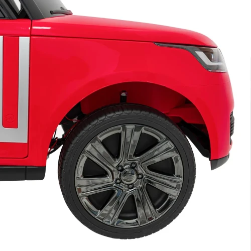 Czerwony samochodzik dla dziecka na akumulator Range Rover SUV Lift.webp