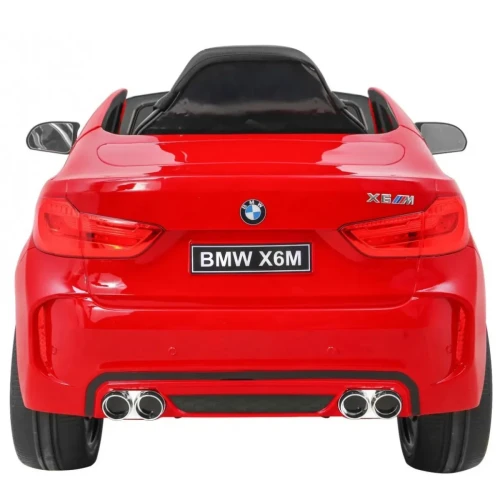 Czerwone auto na akumulator BMW X6M.webp