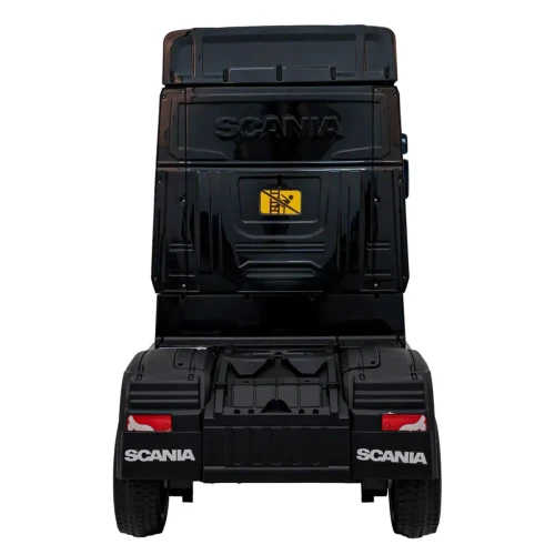 Czarne auto na akumulator tir Scania R-SERIES.webp