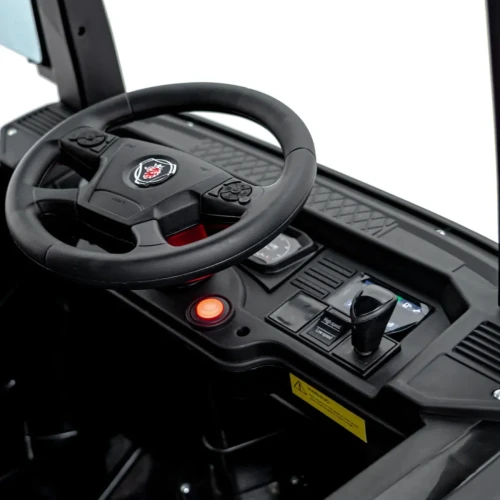 Czarne elektryczne auto dla dziecka tir Scania R-SERIES.webp