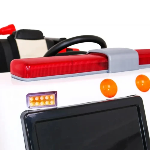 Czerwony samochód elektryczny dla dzieci Wóz Straż Pożarna.webp