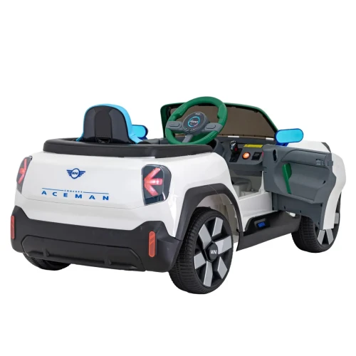 Białe auto elektryczne dla dzieci Mini Cooper Concept Aceman.webp