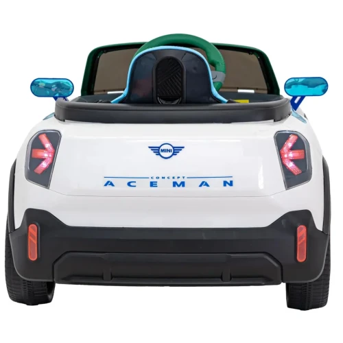 Białe auto na akumulator dla 5 latka Mini Cooper Concept Aceman.webp