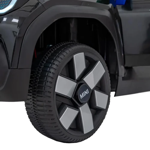 Czarny samochód elektryczny dla dziecka Mini Cooper Concept Aceman.webp