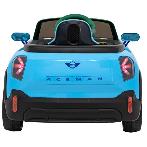 Niebieskie auto na akumulator dla 5 latka Mini Cooper Concept Aceman.webp