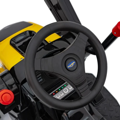 Żółty elektryczny samochód dla dziecka Koparka Traktor na akumulator dla dzieci Żółty.webp