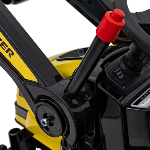 Żółty samochodzik elektryczny dla dzieci  Koparka Traktor na akumulator dla dzieci Żółty.webp