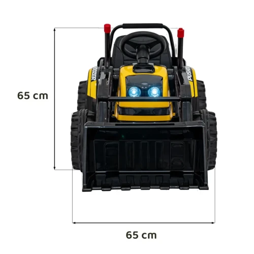 Żółty samochód elektryczny dla dzieci Koparka Traktor na akumulator dla dzieci Żółty.webp