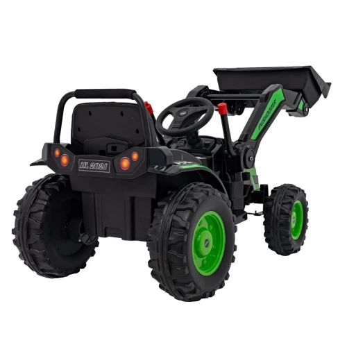 Zielone auto elektryczne dla dzieci Koparka Traktor na akumulator dla dzieci Zielony.webp