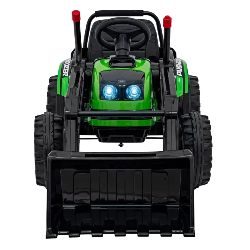 Zielone auto na akumulator dla 7 latka Koparka Traktor na akumulator dla dzieci Zielony.webp
