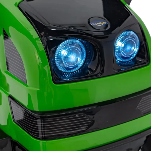 Zielony samochodzik dla dziecka na akumulator Koparka Traktor na akumulator dla dzieci Zielony.webp