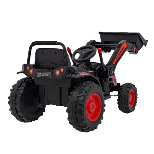 Czerwone auto elektryczne dla dzieci Koparka Traktor na akumulator dla dzieci Czerwony.webp