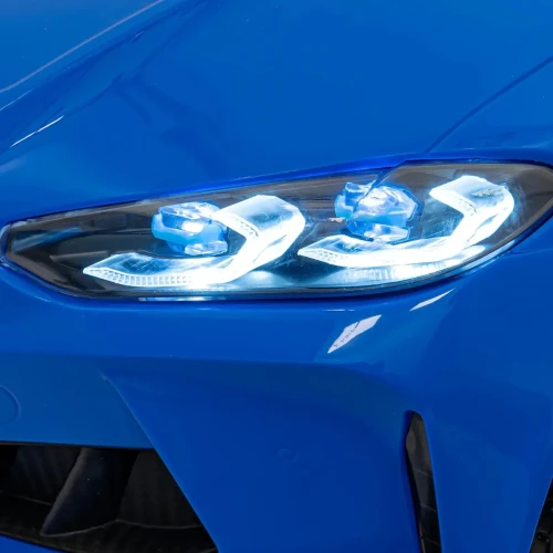 Niebieskie auto na akumulator dla 5 latka BMW M4 BMW M4.webp