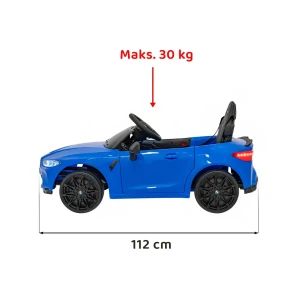 Niebieskie auto na pilot dla dziecka BMW M4.webp