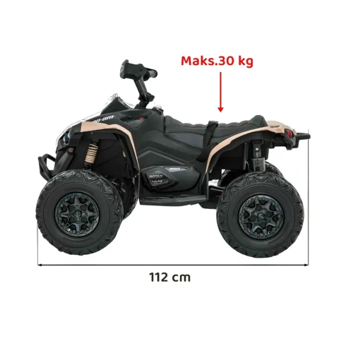 Khaki quad na akumulator Quad dla dzieci - Maverick ATV.webp