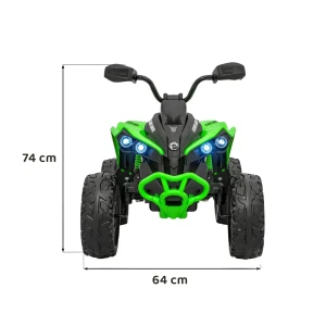Zielony samochód elektryczny dla dzieci Quad dla dzieci - Maverick ATV.webp