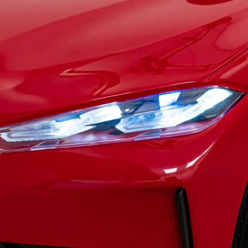 Czerwone auto dla dziecka na akumulator BMW i4.webp