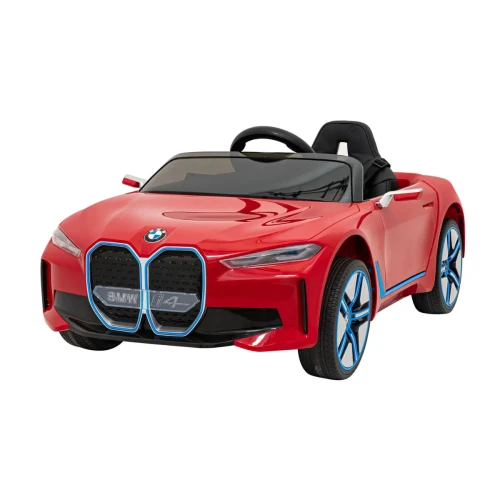 Czerwony samochod dla dzieci na akumulator BMW i4.webp