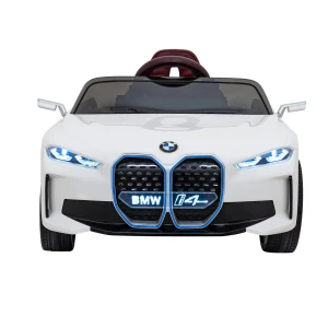 Białe auto elektryczne dla dzieci BMW i4.webp