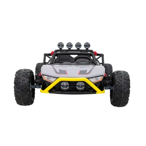Szare auto elektryczne dla dzieci Buggy Racing 5.webp