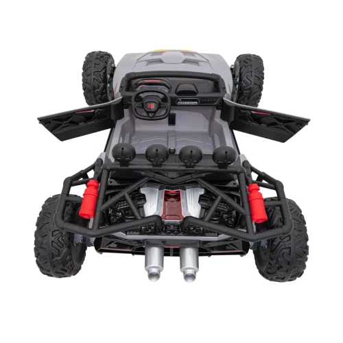Szare auto na akumulator dla 7 latka Buggy Racing 5.webp