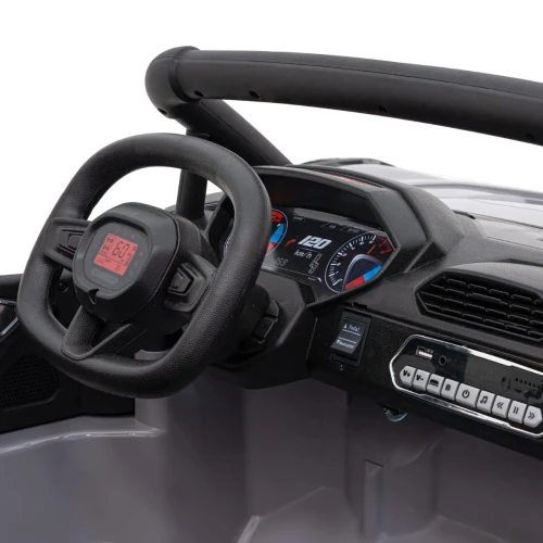 Szare auto na pilot dla dziecka Buggy Racing 5.webp