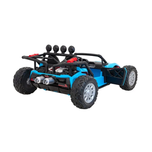 Szare auto elektryczne dla dzieci Buggy Racing 5.webp