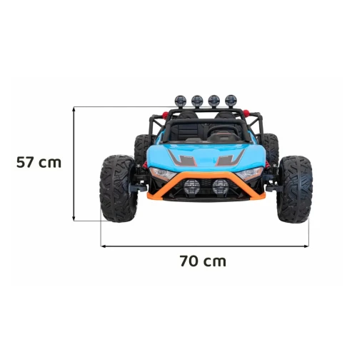 Szary samochód elektryczny dla dzieci Buggy Racing 5.webp