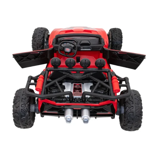 Czerwony akumulatorowy buggy dla dzieci Buggy Racing 5.webp