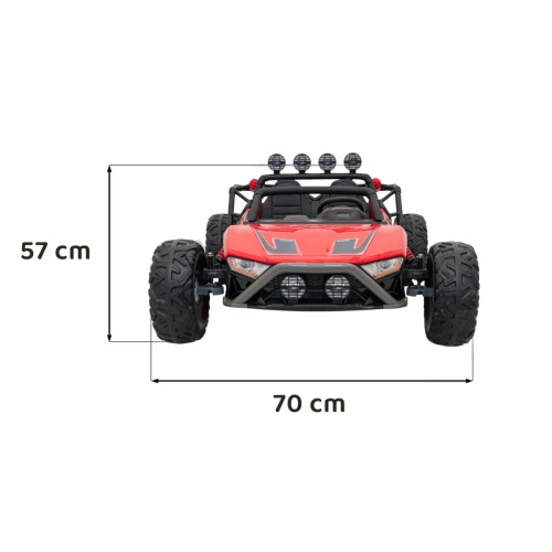 Czerwony samochód elektryczny dla dzieci Buggy Racing 5.webp