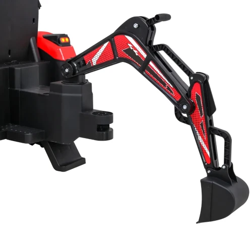 Czerwony traktor dla dzieci Traktor Ładowarka Z Przyczepą 720-T.webp
