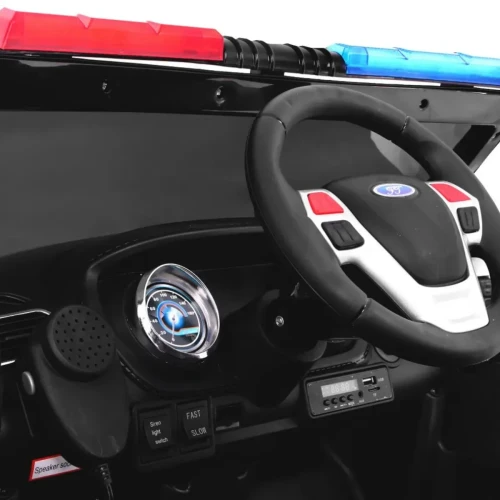 Amerykańskie policyjne elektryczne auto dla dziecka.webp