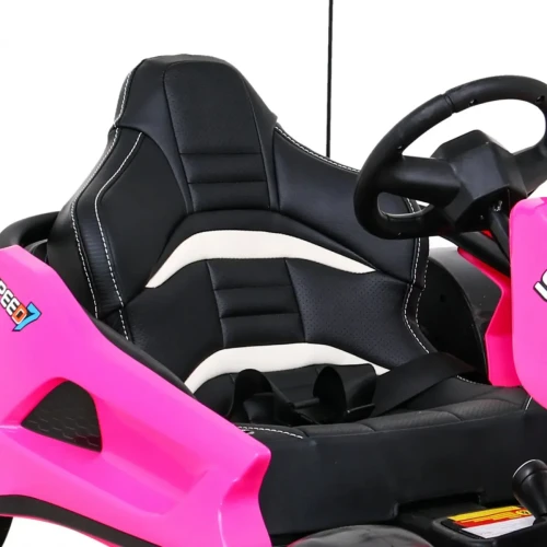 Różowy elektryczny samochód dla dzieci Gokart Speed 7 Drift King.webp