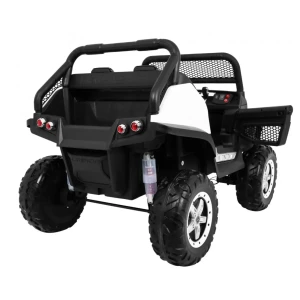 Białe auto akumulatorowe dla dzieci Mercedes BENZ UNIMOG.webp