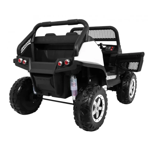 Białe auto akumulatorowe dla dzieci Mercedes BENZ UNIMOG.webp