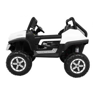 Białe auto dla dziecka na akumulator Mercedes BENZ UNIMOG.webp