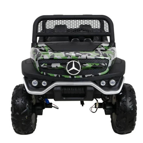 Moro auto na akumulator dla 3 latka Mercedes BENZ UNIMOG.webp