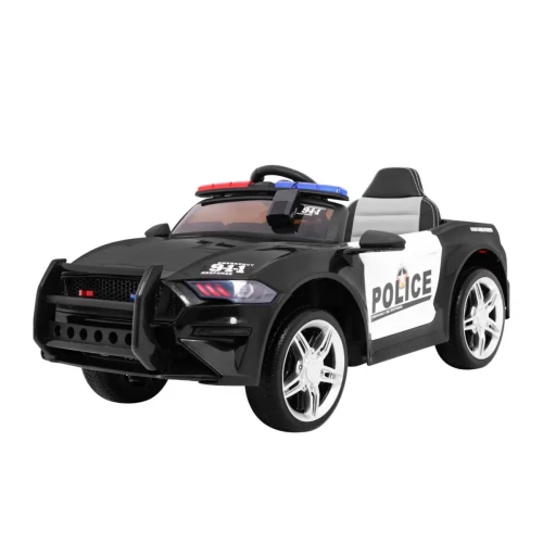 Czarne auto akumulatorowe dla dzieci  GT Sport Police.webp