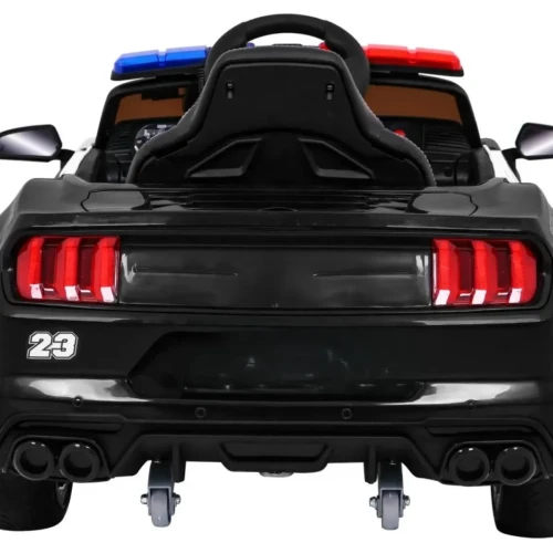 Czarne auto na akumulator dla 5 latka  GT Sport Police.webp