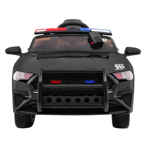 Czarny samochod dzieciecy akumulator GT Sport Police.webp