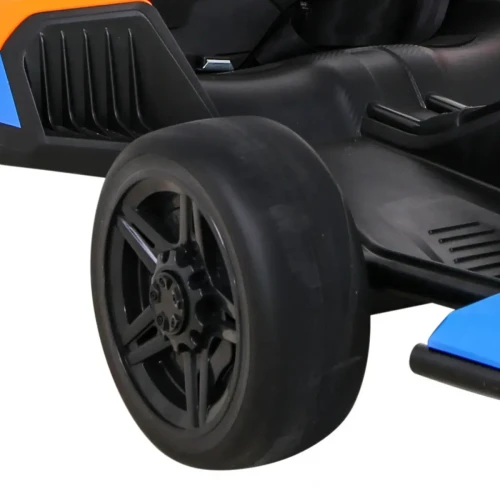 Pomaranczowy auto na akumulator dla 5 latka Gokart McLaren Drift.webp